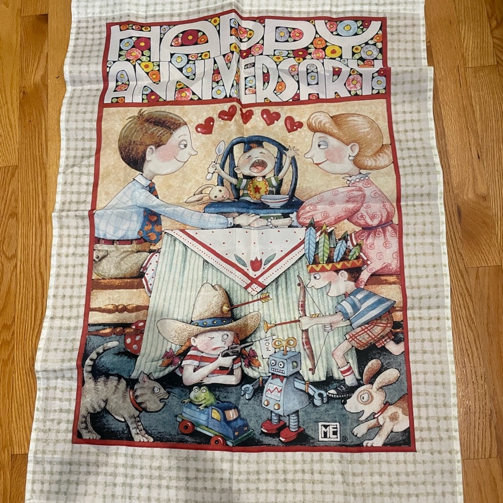 Anniversary Garden Flag